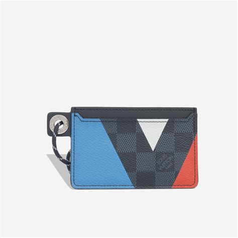 louis vuitton card holder damier cobalt|LOUIS VUITTON Damier Cobalt America's Cup Regatta Ribbon .